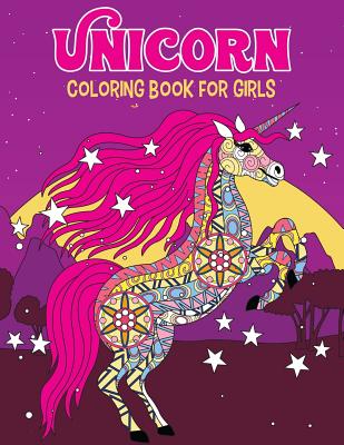 Unicorn Coloring Books for Girls Ages 8-12: Easy and Fun Relaxing