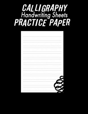CALLIGRAPHY PRACTICE WORKBOOK: Blank slanted calligraphy paper. Perfect for  guiding copperplate Western calligraphic writing for beginners to
